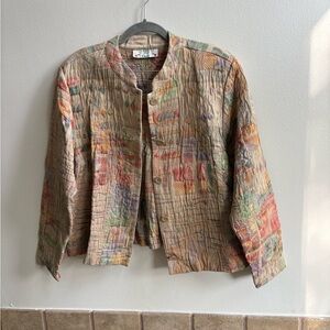 Orvis Multicolor Quilted Women's Blazer
